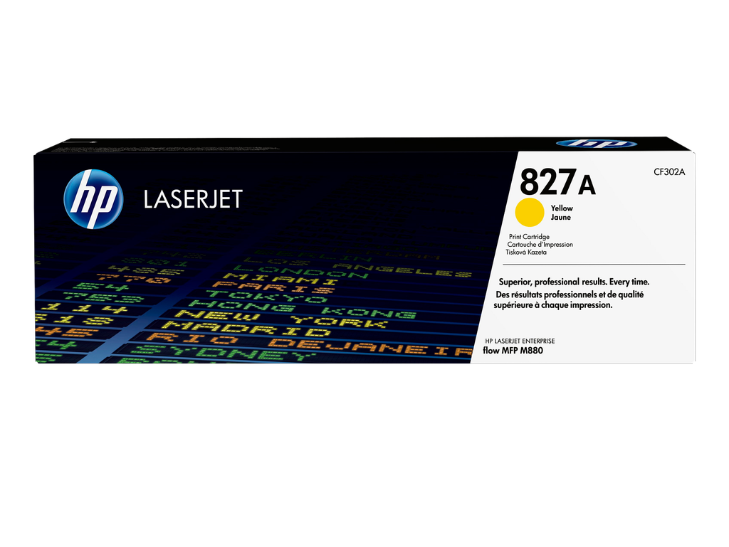 HP 827A Yellow Original LaserJet Toner Cartridge