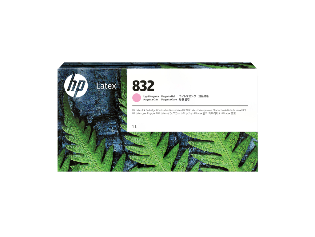 HP 832 1-liter Light Magenta Latex Ink Cartridge