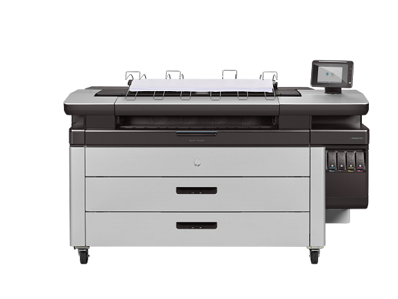 HP PageWide XL 4100 40-in Multifunction Printer with Top Stacker