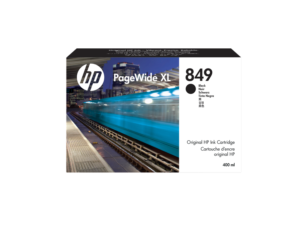 HP 849 400-ml Black PageWide XL Ink Cartridge