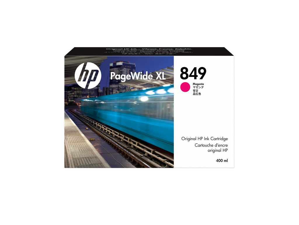 HP 849 400-ml Magenta PageWide XL Ink Cartridge