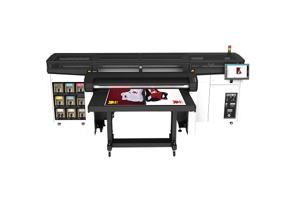 HP Latex R1000 Plus Printer with Tables and Ink