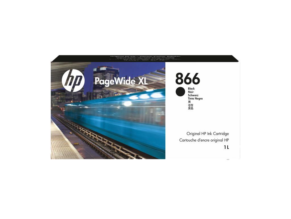 HP 866 1-liter Black PageWide XL Ink Cartridge