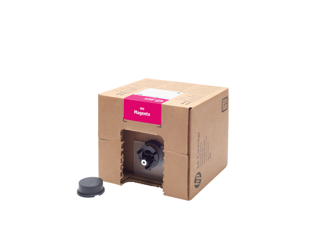HP 869 3-liter Magenta PageWide XL Pro Ink Cartridge
