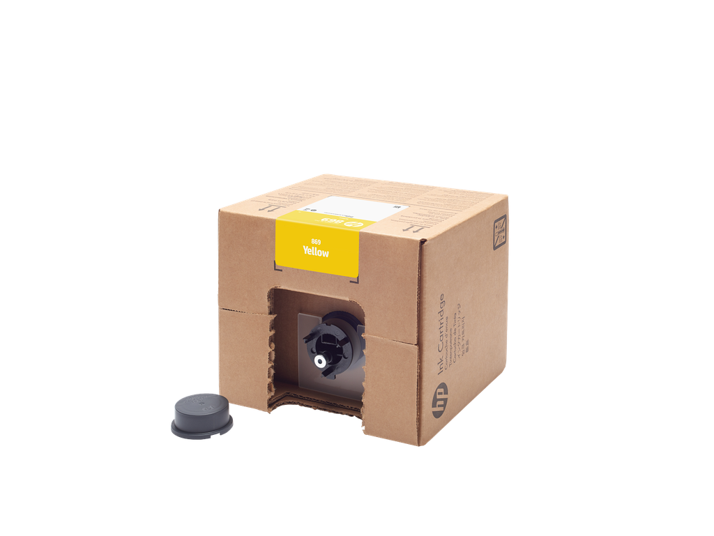 HP 869 3-liter Yellow PageWide XL Pro Ink Cartridge