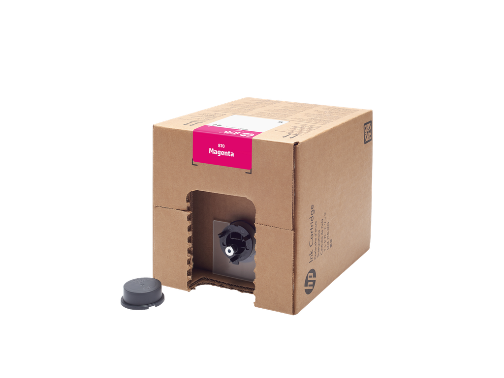 HP 870 5-liter Magenta PageWide XL Pro Ink Cartridge