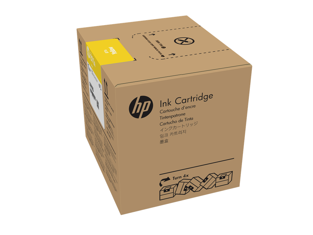HP 871C 3-liter Yellow Latex Ink Cartridge