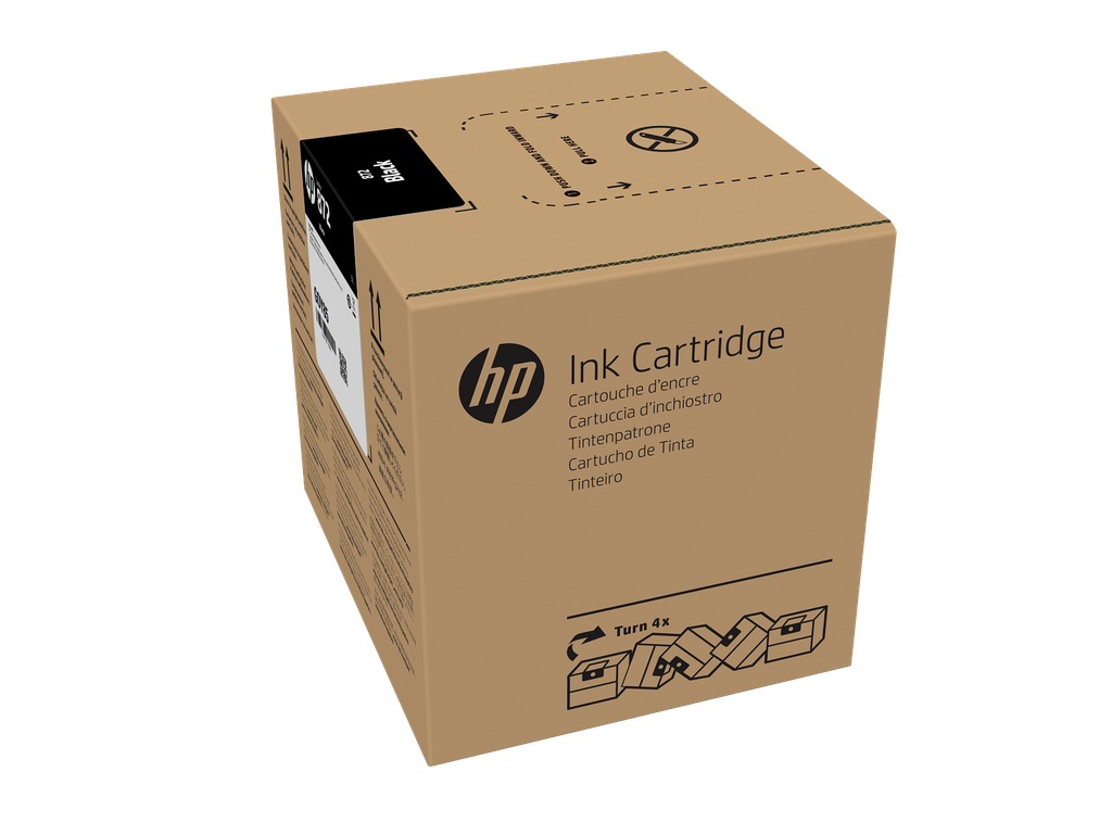 HP 872 3-liter Black Latex Ink Cartridge