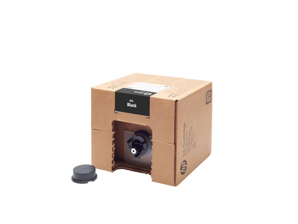HP 873M 3-liter Black Latex Ink Cartridge