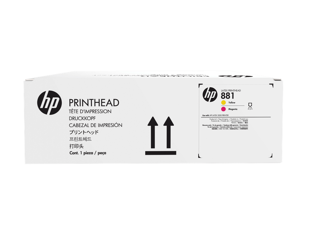 HP 881 Yellow/Magenta Latex Printhead