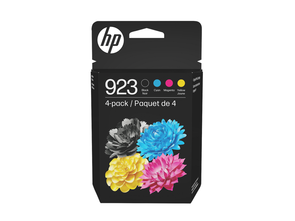 HP 923 CMYK Original Ink Cartridge 4-Pack