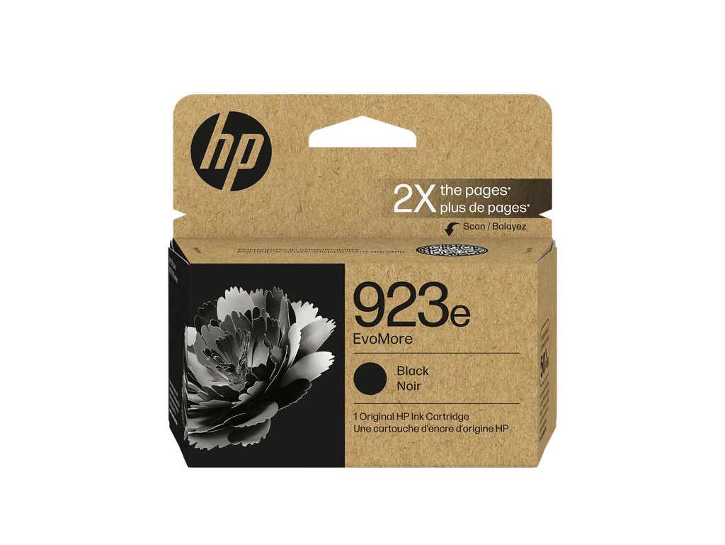 HP 923e EvoMore Black Original Ink Cartridge