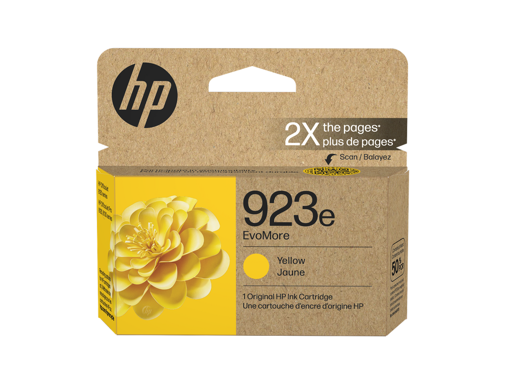HP 923e EvoMore Yellow Original Ink Cartridge