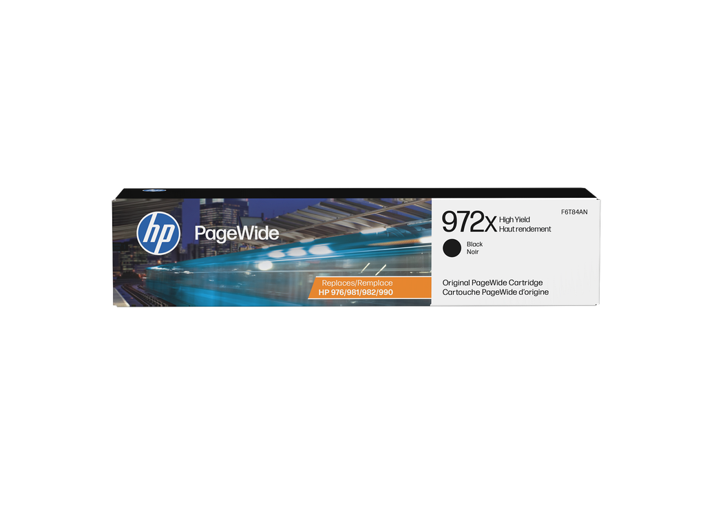 HP 972X High Yield Black Original PageWide Cartridge
