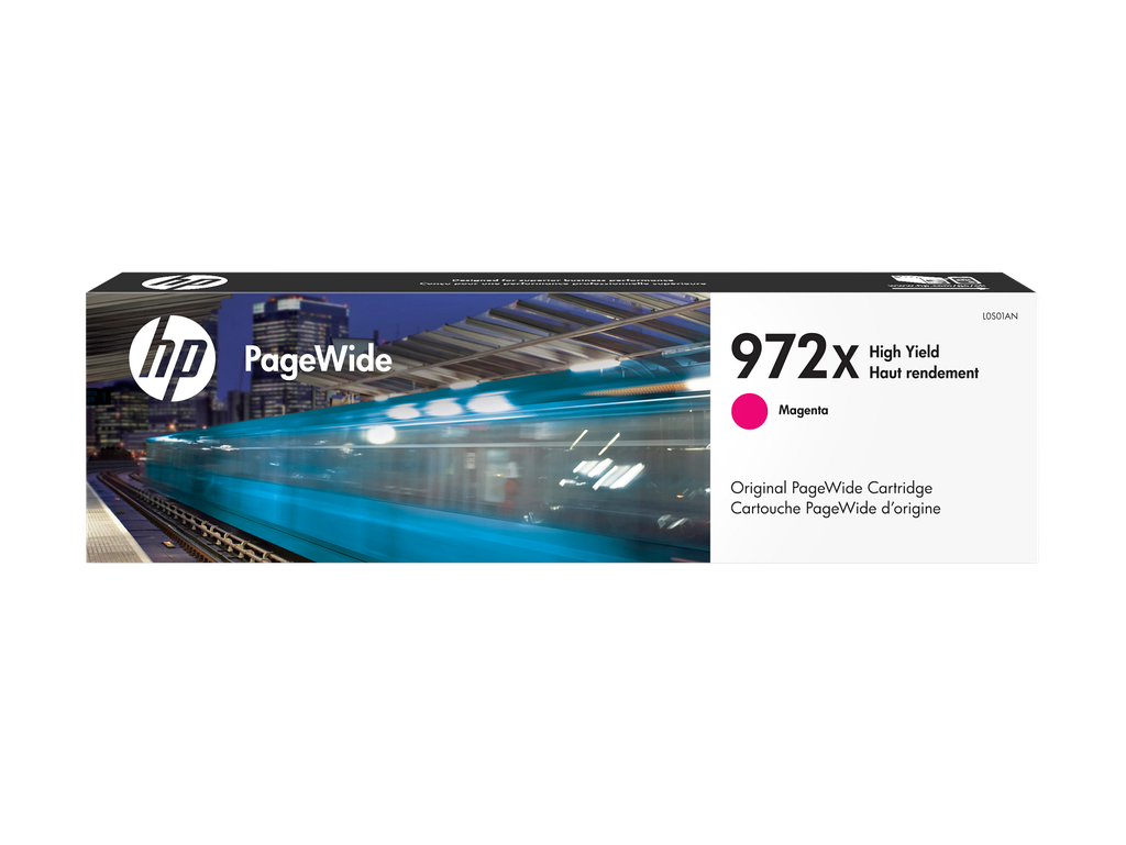 HP 972X High Yield Magenta Original PageWide Cartridge
