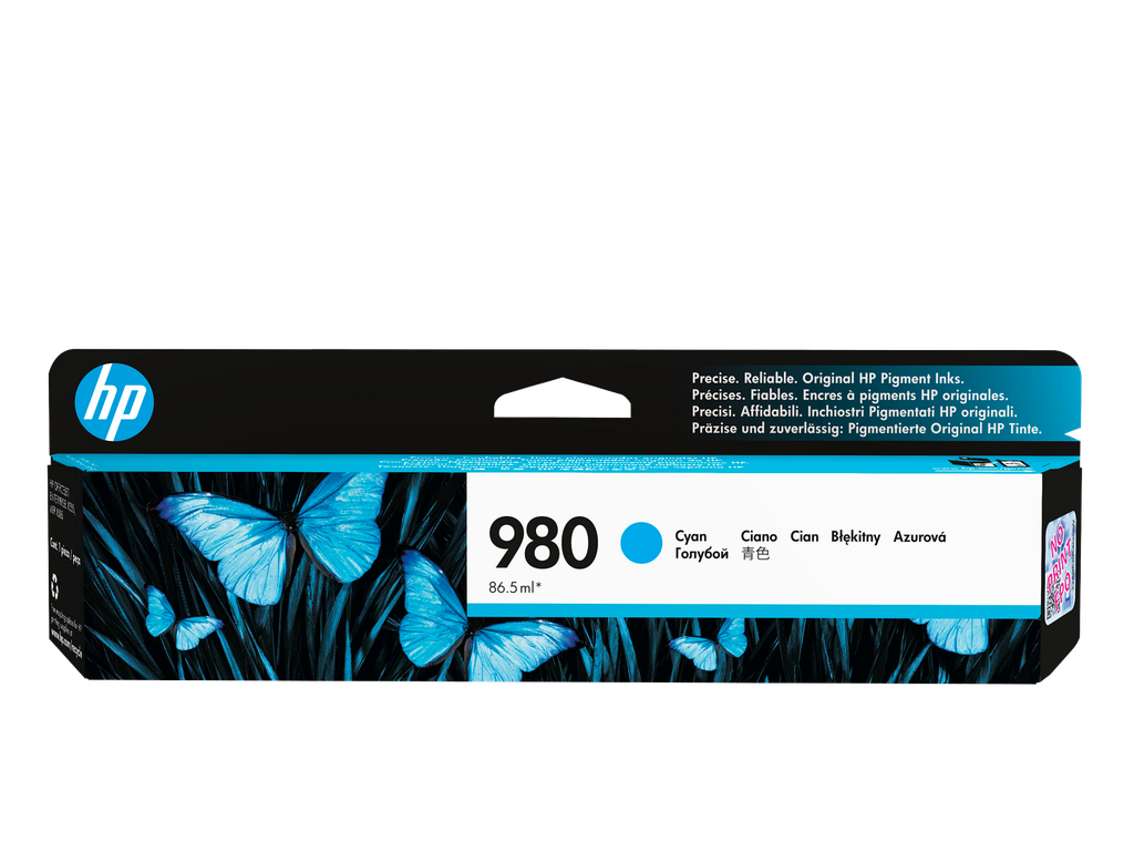 HP 980 Cyan Original Ink Cartridge
