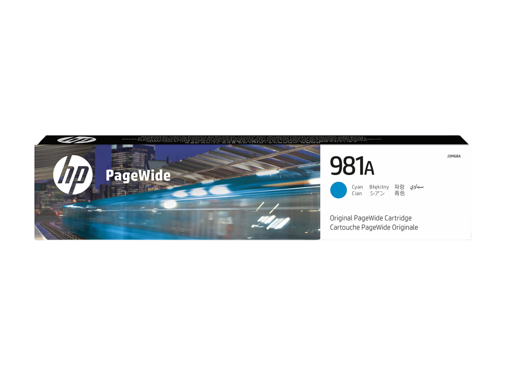 HP 981A Cyan Original PageWide Cartridge