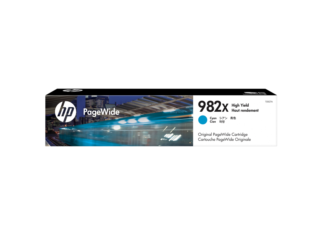 HP 982X High Yield Cyan Original PageWide Cartridge