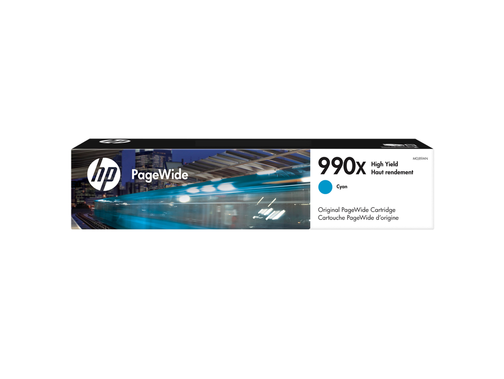 HP 990X High Yield Cyan Original PageWide Cartridge