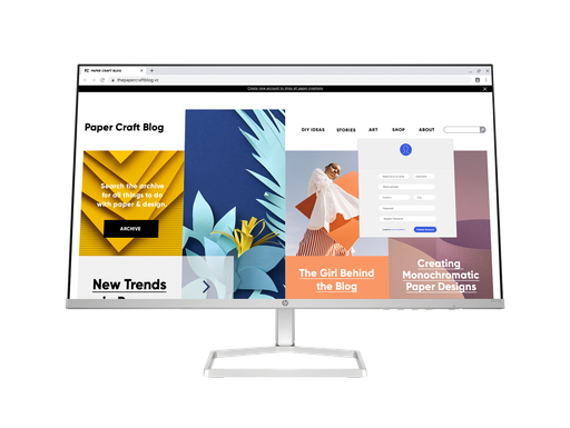 [94F46AA] HP Series 5 27 inch FHD White Monitor - 527sw