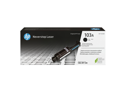 [W1103AB] HP 103A Black Original Neverstop Laser Toner Reload Kit