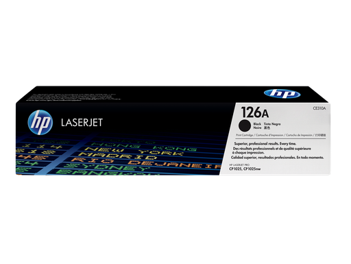 [CE310A] HP 126A Black Original LaserJet Toner Cartridge
