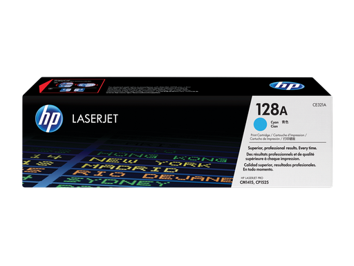 [CE321A] HP 128A Cyan Original LaserJet Toner Cartridge