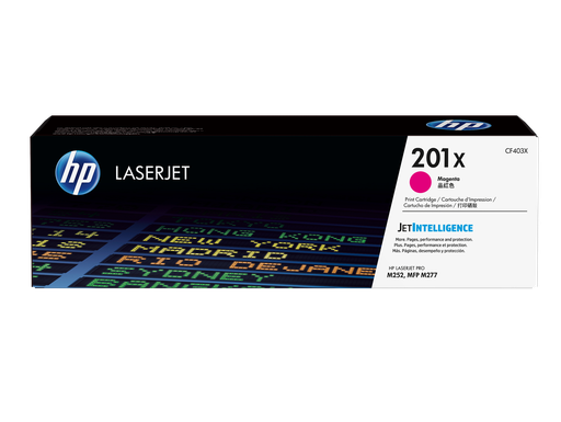 [CF403X] HP 201X High Yield Magenta Original LaserJet Toner Cartridge