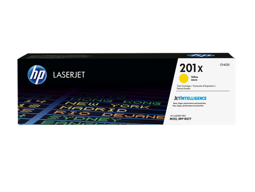 [CF402X] HP 201X High Yield Yellow Original LaserJet Toner Cartridge