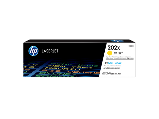 [CF502X] HP 202X High Yield Yellow Original LaserJet Toner Cartridge