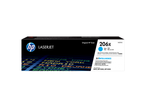 [W2111X] HP 206X High Yield Cyan Original LaserJet Toner Cartridge