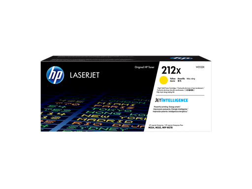 [W2122X] HP 212X High Yield Yellow Original LaserJet Toner Cartridge