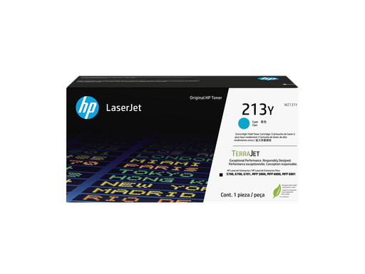 [W2131Y] HP 213Y Extra High Yield Cyan Original LaserJet Toner Cartridge