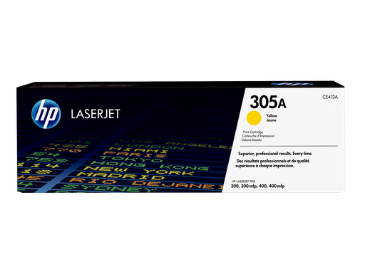 [CE412A] HP 305A Yellow Original LaserJet Toner Cartridge
