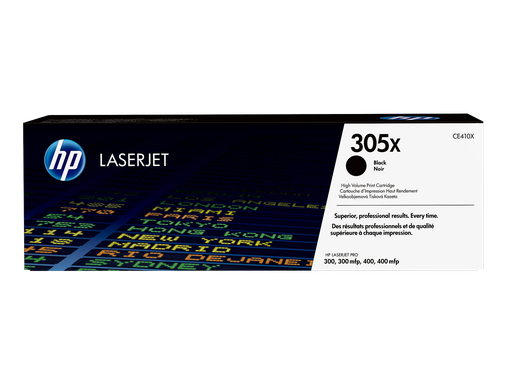 [CE410X] HP 305X High Yield Black Original LaserJet Toner Cartridge