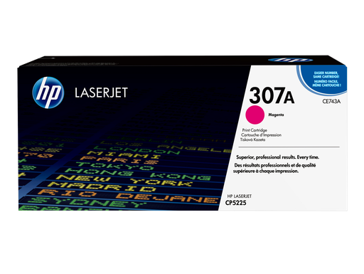 [CE743A] HP 307A Magenta Original LaserJet Toner Cartridge