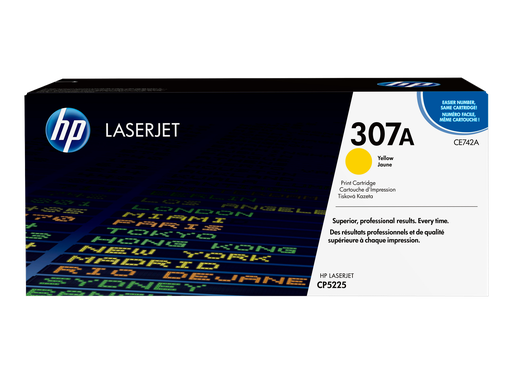 [CE742A] HP 307A Yellow Original LaserJet Toner Cartridge