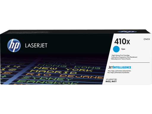 [CF411X] HP 410X High Yield Cyan Original LaserJet Toner Cartridge