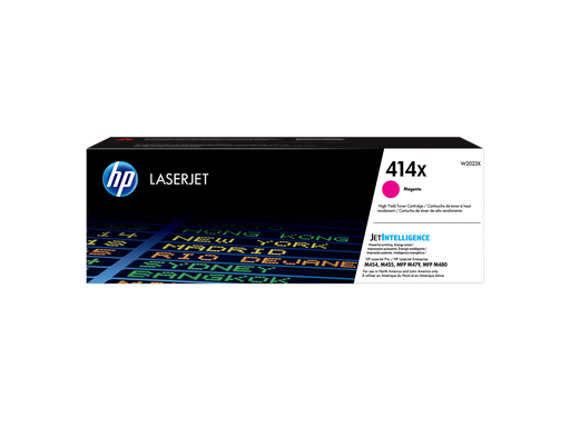 [W2023X] HP 414X High Yield Magenta Original LaserJet Toner Cartridge