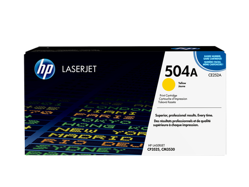 [CE252A] HP 504A Yellow Original LaserJet Toner Cartridge