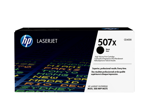 [CE400X] HP 507X High Yield Black Original LaserJet Toner Cartridge