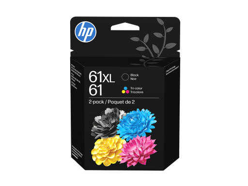 [C2P81BN] HP 61XL 2-pack High Yield Black Original Ink Cartridges