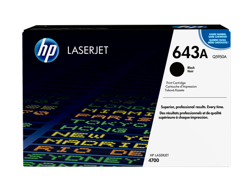 [Q5950A] HP 643A Black Original LaserJet Toner Cartridge