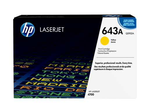 [Q5952A] HP 643A Yellow Original LaserJet Toner Cartridge