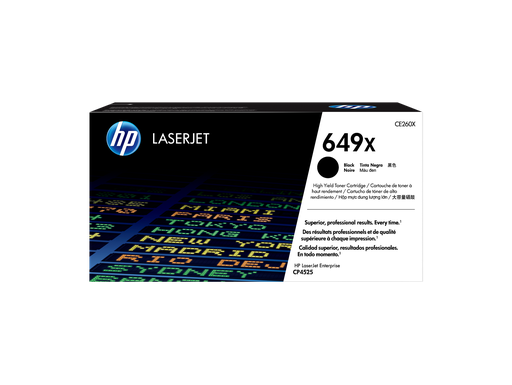[CE260X] HP 649X High Yield Black Original LaserJet Toner Cartridge