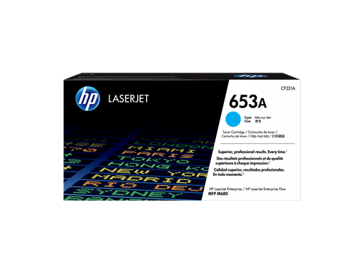 [CF321A] HP 653A Cyan Original LaserJet Toner Cartridge