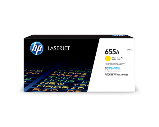 [CF452A] HP 655A Yellow Original LaserJet Toner Cartridge