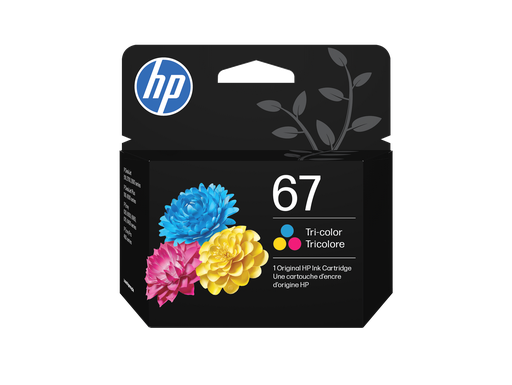 [3YM55AN] HP 67 Tri-color Original Ink Cartridge
