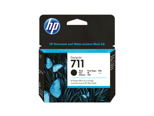 [CZ133A] HP 711 80-ml Black DesignJet Ink Cartridge