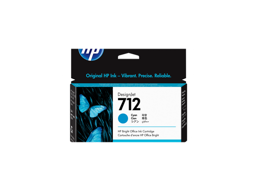 [3ED67A] HP 712 29-ml Cyan DesignJet Ink Cartridge